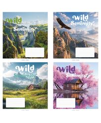 Зошит учнівський повноколірний 12 арк., лінія. Серія 246"Горизонт"