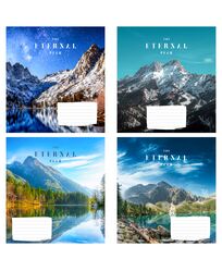 Зошит учнівський повноколірний загальний 48 арк., лінія. Серія 253"Гори"