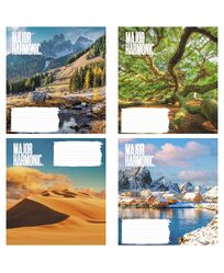 Зошит учнівський повноколірний 24 арк., лінія. Серія 254"Наш світ"