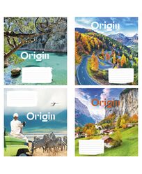 Зошит учнівський повноколірний загальний 36 арк., клітинка. Серія 256"Подорож"