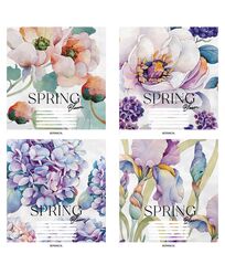 Зошит учнівський повноколірний загальний 48 арк., клітинка. Серія 265"Ботаніка"