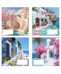 Зошит учнівський повноколірний 24 арк., лінія. Серія 272"Канікули"