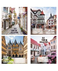 Зошит учнівський повноколірний загальний 48 арк., клітинка. Серія 275"Старе місто"