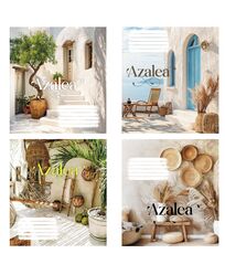 Зошит учнівський повноколірний загальний 48 арк., лінія. Серія 276"Дворики"