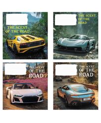 Зошит учнівський повноколірний загальний 48 арк., клітинка. Серія 282"В дорозі"