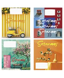 Зошит учнівський повноколірний загальний 48 арк., клітинка. Серія 298"Спокій"