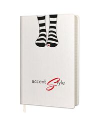 Записна книжка А5 в лінію Vintage  білий