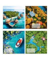 Зошит учнівський загальний 60 арк., клітинка, обкладинка повноколірна Серія 923"На воді"