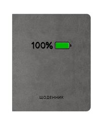 Щоденник шкільний А5 штучна шкіра Vivella сірий