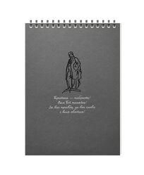 Блокнот А5, 48 арк., чисті, обкладинка дизайнерський картон, пружина, Серія "Шевченко"