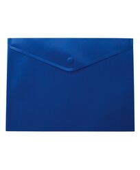 Папка на кнопці, А5, матова, синя