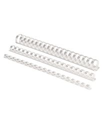 Пружина пластикова d 16 мм, біла, по 100 шт.