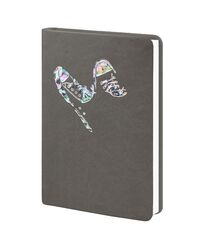 Щоденник недатований А6 в клітинку Vivella сірий