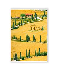 Зошит загальний А4, 96 арк., клітинка, обкладинка картон, скоба, Серія "Тоскана"