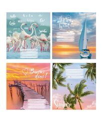 Зошит учнівський загальний 60 арк., клітинка, обкладинка повноколірна Серія 915"Закат"