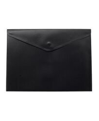 Папка на кнопці, А4, матова, чорна