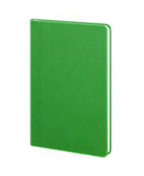 Палітурка тверда без поролону штучна шкіра салатовий Twill D790 для блоку ф. 130х202 128 аркушів