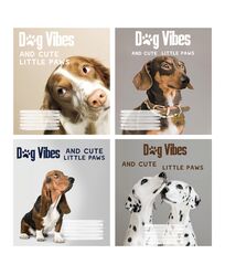Зошит учнівський 24 арк., лінія, обкладинка повноколірна Серія 231"Dog Vibes"