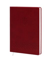 Щоденник недатований А5 в клітинку Vivella бордовий