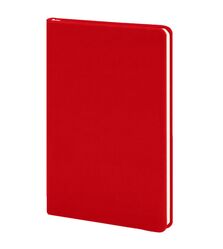 Записна книжка А5, 128 арк., клітинка, шт. шкіра Vivella червоний