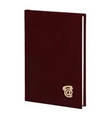 Алфавітна книга В7 в клітинку Ariane бордо
