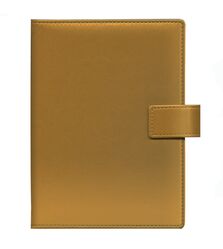 Щоденник недатований А5 в лінію, обкладинка-органайзер з'ємна, Nebraska бронзовий