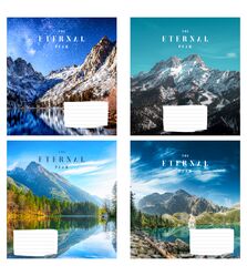 Зошит учнівський повноколірний загальний 48 арк., лінія. Серія 253"Гори"