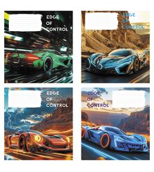 Зошит учнівський повноколірний загальний 36 арк., лінія. Серія 283"Швидкість"