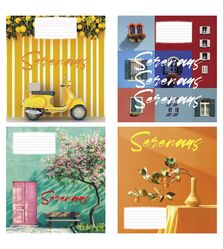 Зошит учнівський повноколірний загальний 48 арк., клітинка. Серія 298"Спокій"