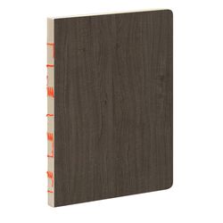 Записна книжка скетчбук А5 128 аркушів, штучна шкіра коричнева