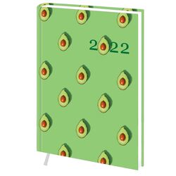 Щоденник датований А5, 160 аркушів, лінія, обкладинка картон ламінований "Авокадо"