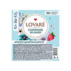 Чай чорний та зелений LOVARE Shampagne splashes 2гх50шт