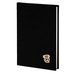 Алфавітна книга В7 в клітинку Ariane чорний