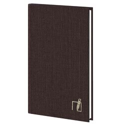Алфавітна книга А6 в лінію Nomad коричневий
