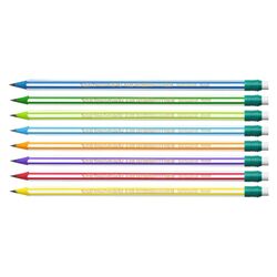 Олівець графіт. EVOLUTION STRIPES, HB, гумка
