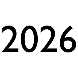 Кліше "2026" ф. 2,5х0,9 см