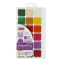 Фарби аквар. CLASSIC, 18 кол.
