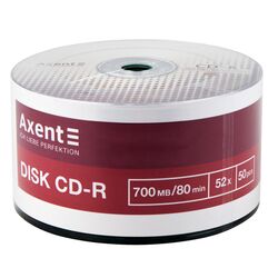 Диск CD-R, 700Mb, 52х, 80min, bulk, 50 шт/уп
