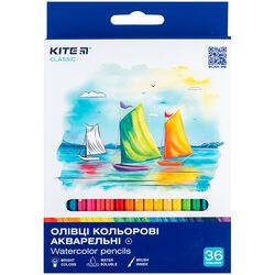 Олівці кол. акварельні, 36 шт. Kite Classic