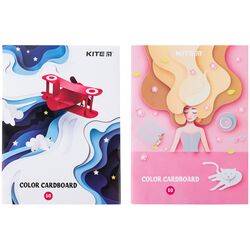 Картон кольор. одностор. (10арк/ 10кол), А5