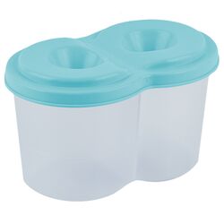 Стакан-непроливайка з двома отворами, м'ятний