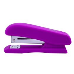 Степлер RUBBER TOUCH пласт, №24,26, 20арк, фіолет