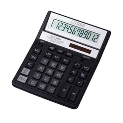 Калькулятор Citizen SDC-888 ХBK, 12 розрядів, чорний
