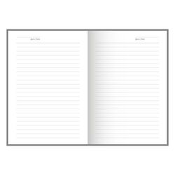 Блок щоденника недатованого формат 98х140 мм, 144 аркуша, білий папір, лінія