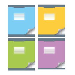 Зошит учнівський 24 арк., лінія, обкладинка повноколірна Серія 855 "Для контрольних робіт"