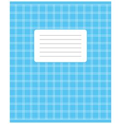 Зошит для правопису А5 12 арк., подвійна лінія, обкладинка картон, скоба, Серія 809