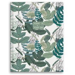 Зошит для нотаток А5, 176 арк., клітинка, обкладинка твердий картон, Серія "Акварельні квіти"