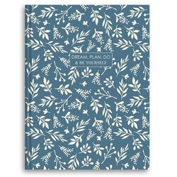 Зошит для нотаток А5, 80 арк., клітинка, обкладинка твердий картон, Серія "Гілочки"