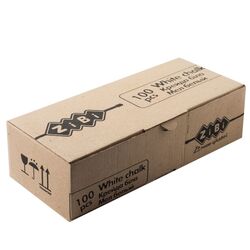 Крейда біла шкільна, 100 шт.