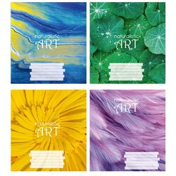 Зошит учнівський загальний 60 арк., клітинка, обкладинка повноколірна Серія 916"Naturalistic art"